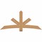 Ekena Millwork Alberta Smooth Timber Gable Bracket, Western Red Cedar, 72"W x 33"H x 1 1/2"D x 5 1/2"F, 11/12 Pitch GBW072X33X0206ALB00SWR - alternate 1